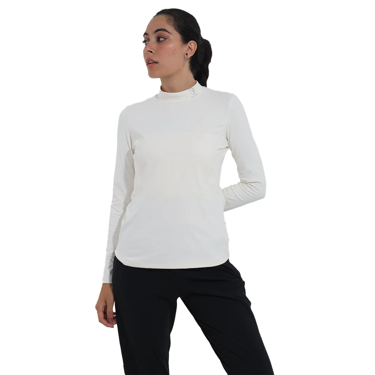 Anta Cross-Training Cotton T-Shirt For Women, White - Image 4