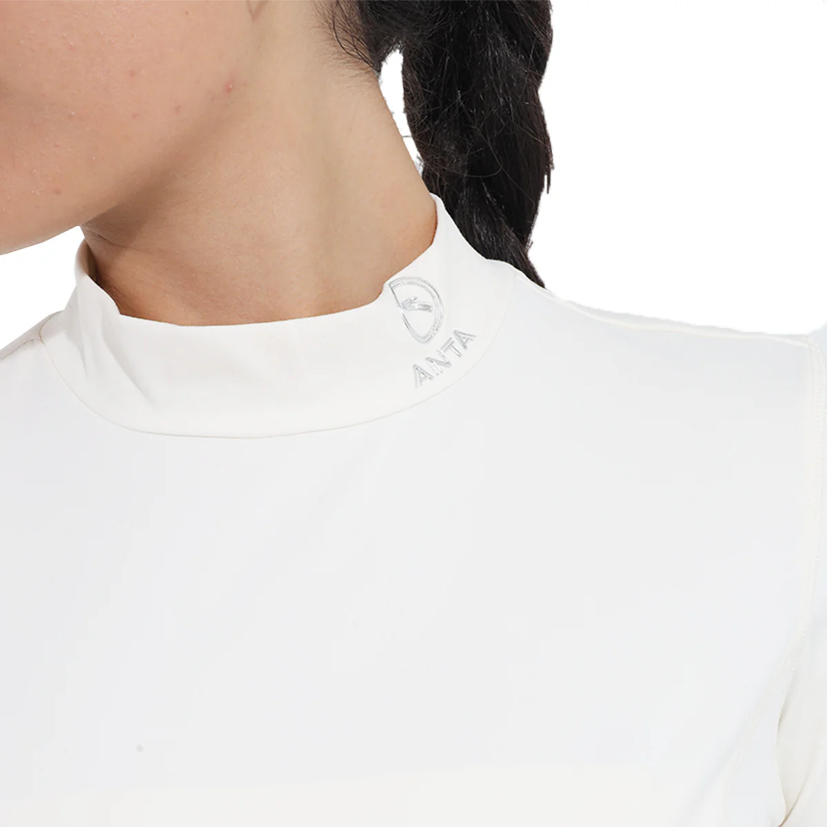 Anta Cross-Training Cotton T-Shirt For Women, White - Image 5