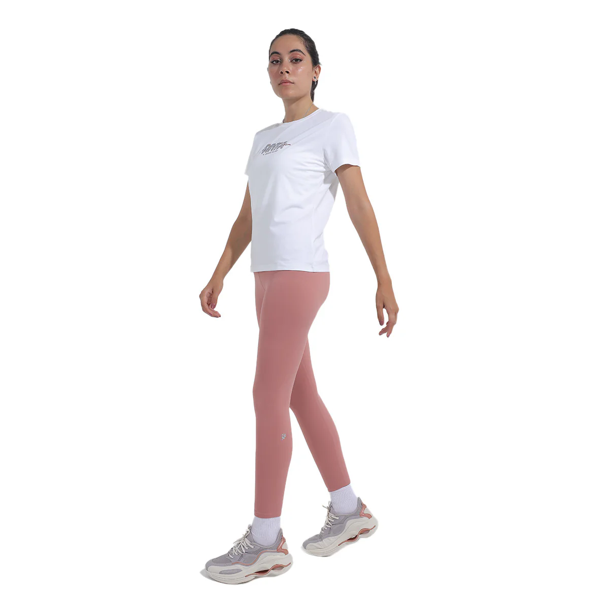 Anta Ss Tee Cross Training T-Shirt For Women, Blue - Image 4