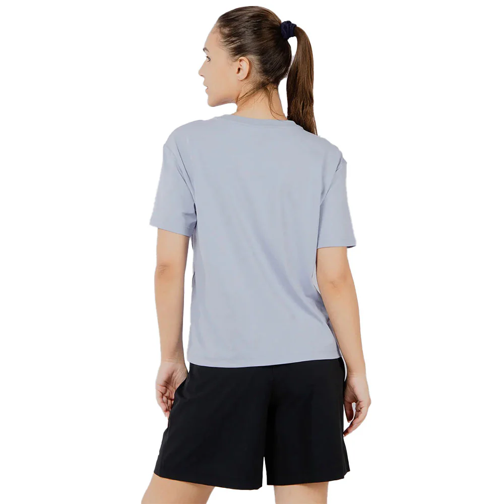Anta Cross-Training Cotton T-Shirt For Women, Blue - Image 2