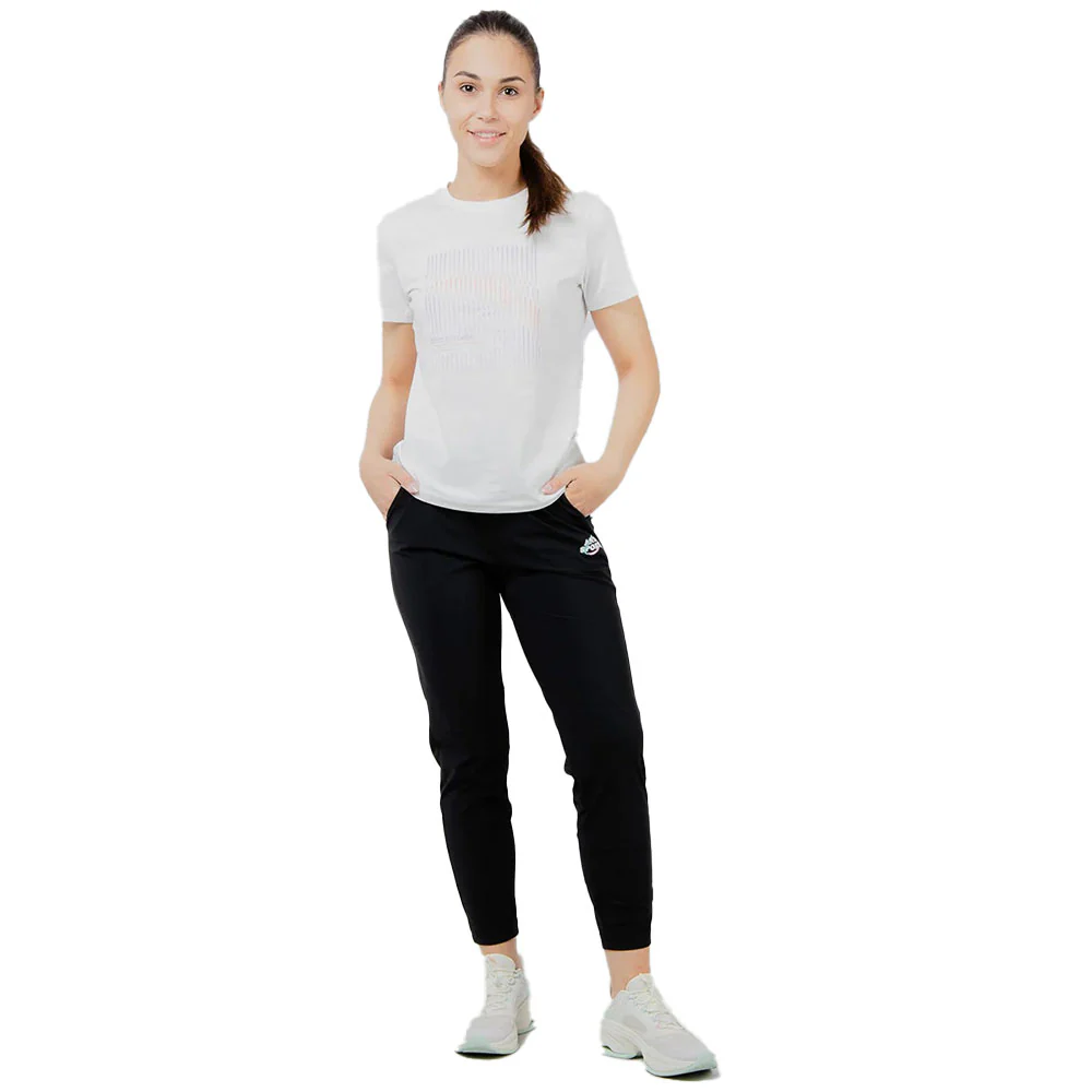 Anta Cross-Training Cotton T-Shirt For Women, Snow White - Image 3