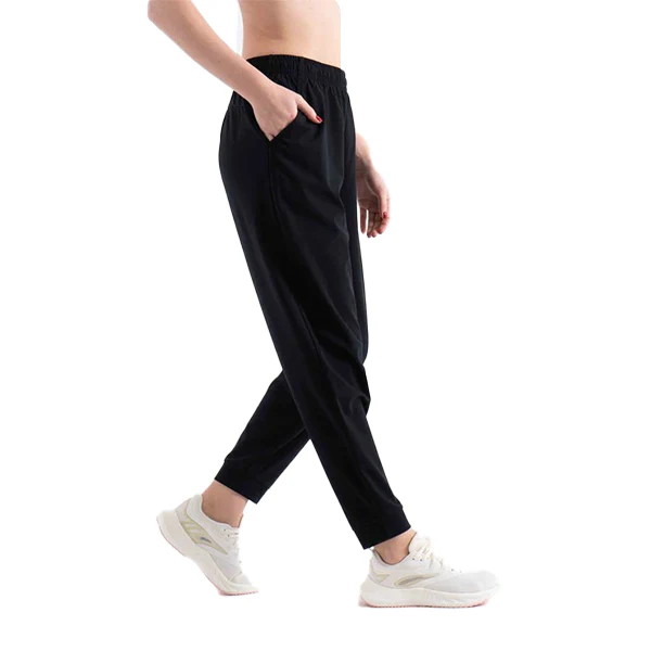 Anta Knit Ankle Fitness Pants For Women, Basic Black - Image 2