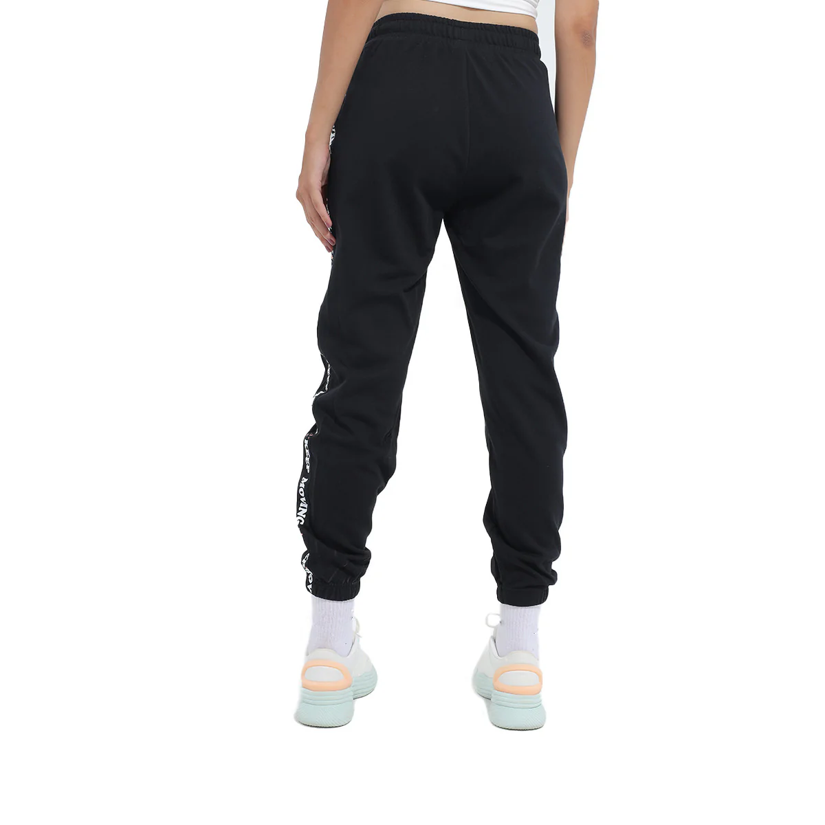Anta Knit Track Casual Pants For Women, Black - Image 2