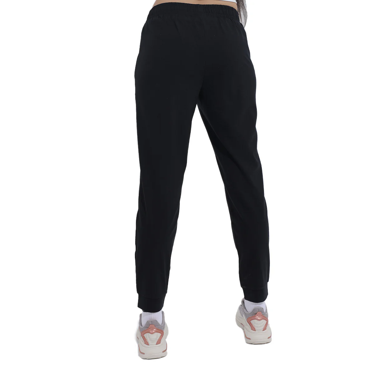 Anta Knit Track Casual SweatPants For Women, Black - Image 3