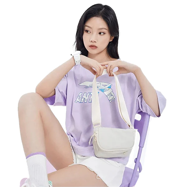 Anta Fitness Bag For Women, Grey - Image 2