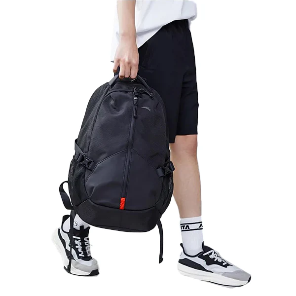 Anta Fitness Backpack For Unisex, Basic Black - Image 2