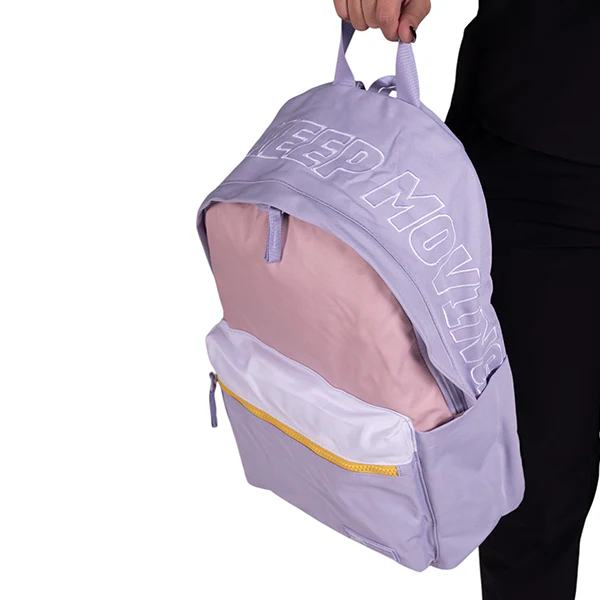 Anta Lifestyle Backpack For Unisex, Purple - Image 3