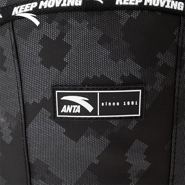 Anta Lifestyle Backpack For Unisex, Basic Black - Image 5