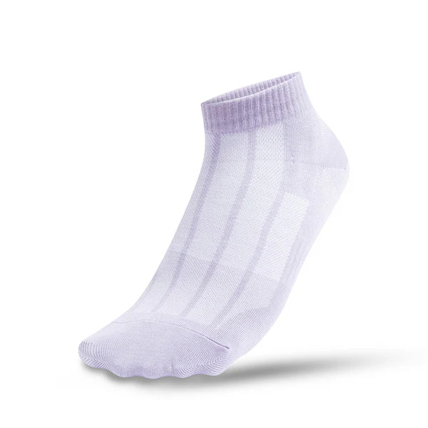 Anta Fitness Socks For Women, Purple & White - Image 4