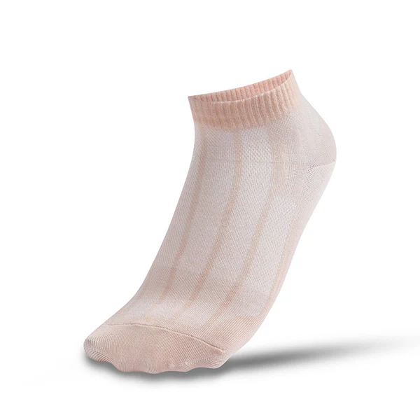 Anta Fitness Socks For Women, Black & Pink - Image 4