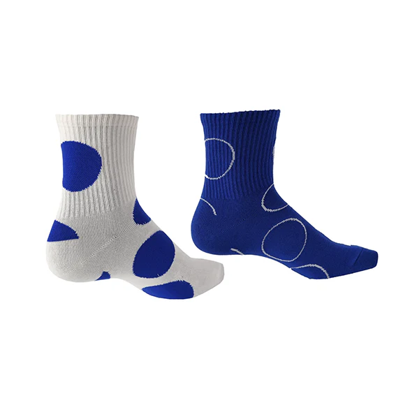 Anta Lifestyle Socks For Unisex, White & Blue - Image 3
