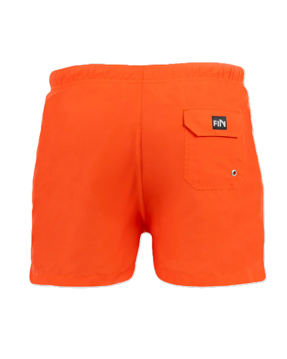 Fin Swimming Shorts For Men, Basic Orange - Image 2