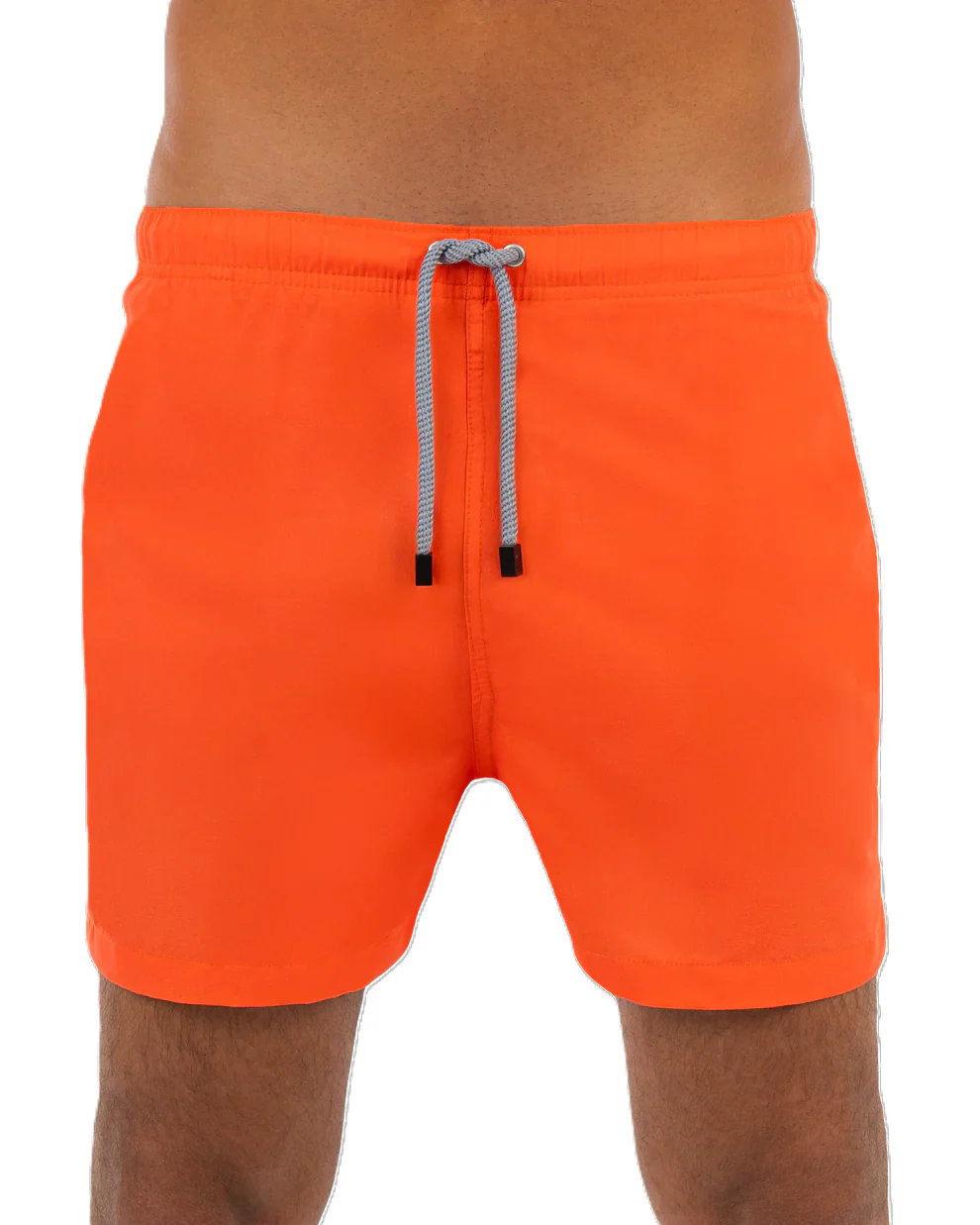 Fin Swimming Shorts For Men, Basic Orange - Image 3
