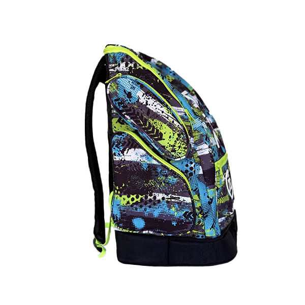 Zoya Aqua Backpack For Unisex, Black&Turquoise - Image 3