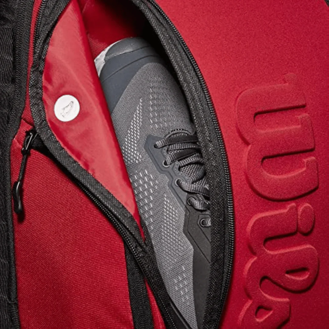 Wilson Super Tour Backpack Clash V2.0
Black-Red - Image 3
