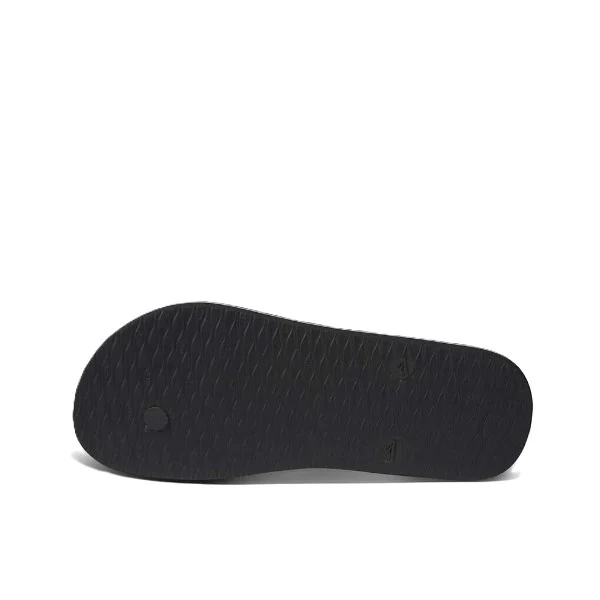 Reef Seaside Prints Coral Flip Flops For Men, Black&Blue - Image 4