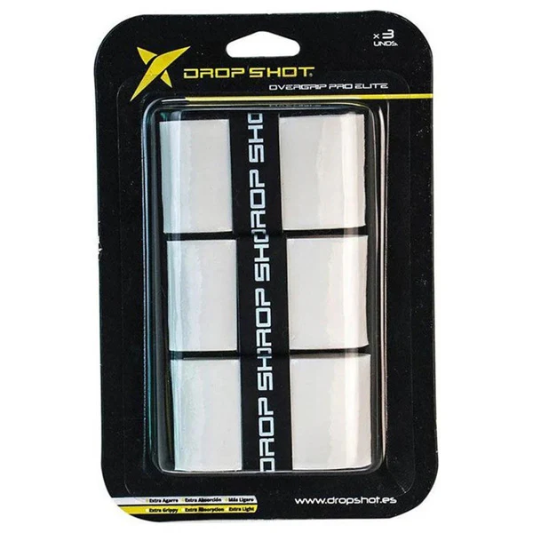 Drop Shot Overgrip Pro Elite X3 Torn Grip, White