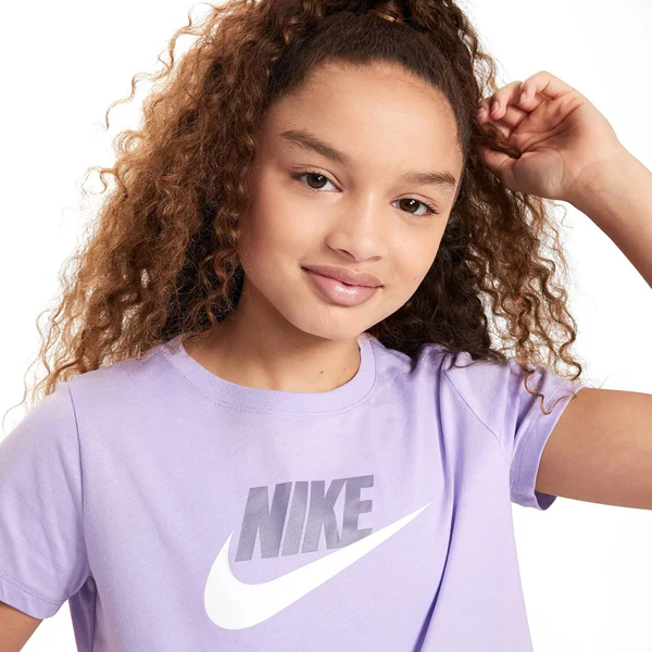 Nike G Nsw Tee Crop Futura For Girls - Image 3