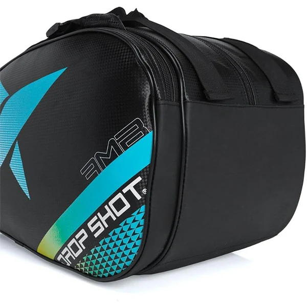 Drop Shot Paletero Ambition 23 Padel Bag, Green&Black - Image 3