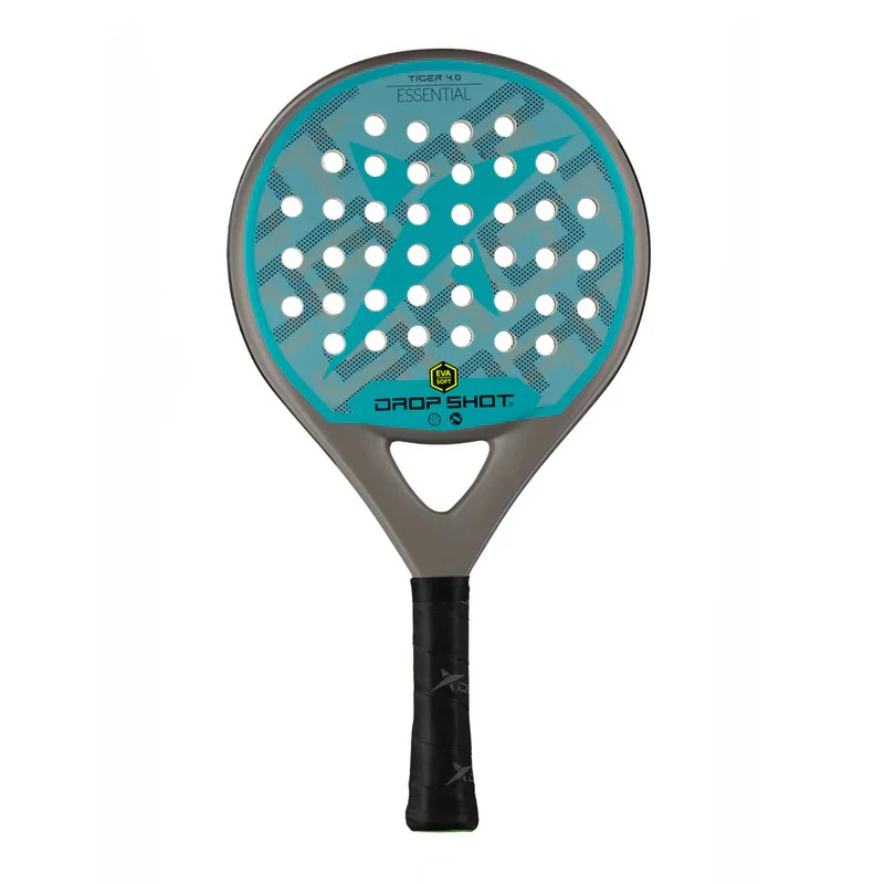Drop Shot Pala Tiger 4.0 Padel Racket For Unisex, Blue&Grey