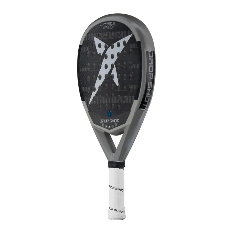 Drop Shot Pala Explorer 7.0 Padel Racket For Unisex, Grey&Black - Image 3