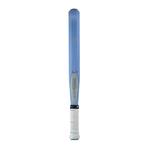 Drop Shot Pala Renegade Attack Padel Racket, White&Black&Light Blue - Image 4
