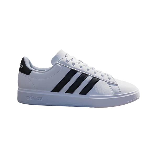 Adidas Grand Court 2.0 Lifestyle Shoes For Women, Cloud White & Core Black & Core Black - Image 5