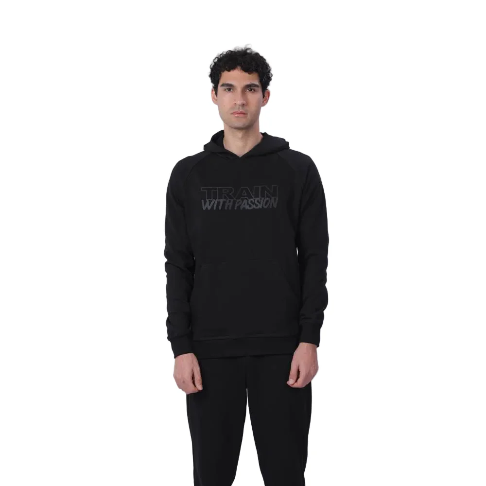 Trainetic Hooded Lifestyle Sweatshirt For Men, Black - Image 4