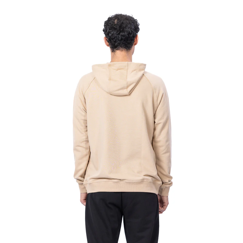 Trainetic Hooded Lifestyle Sweatshirt For Men, Dark Beige - Image 3