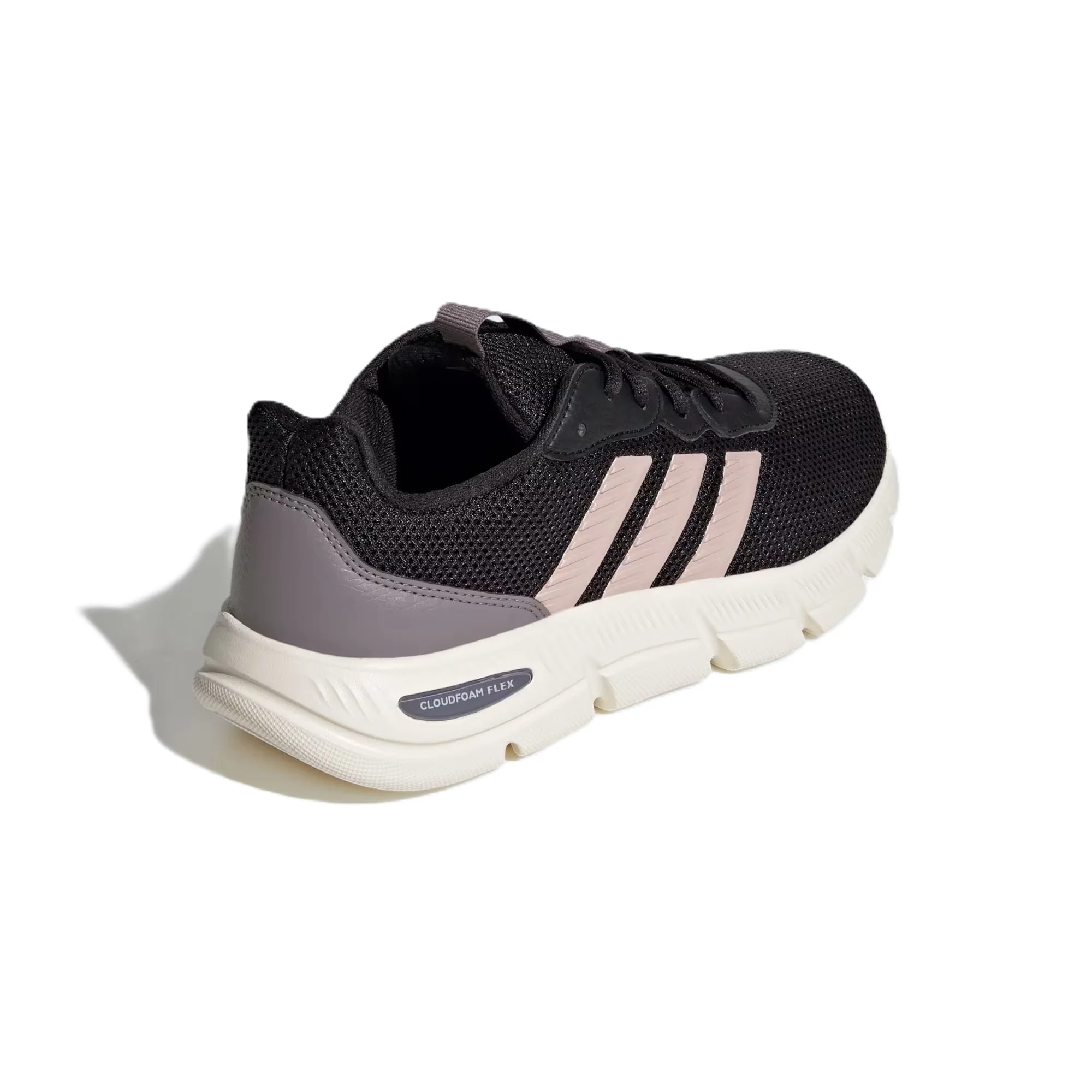 Adidas Cloudfoam Flex - Laces Running Shoes For Women, Black&Pink - Image 5