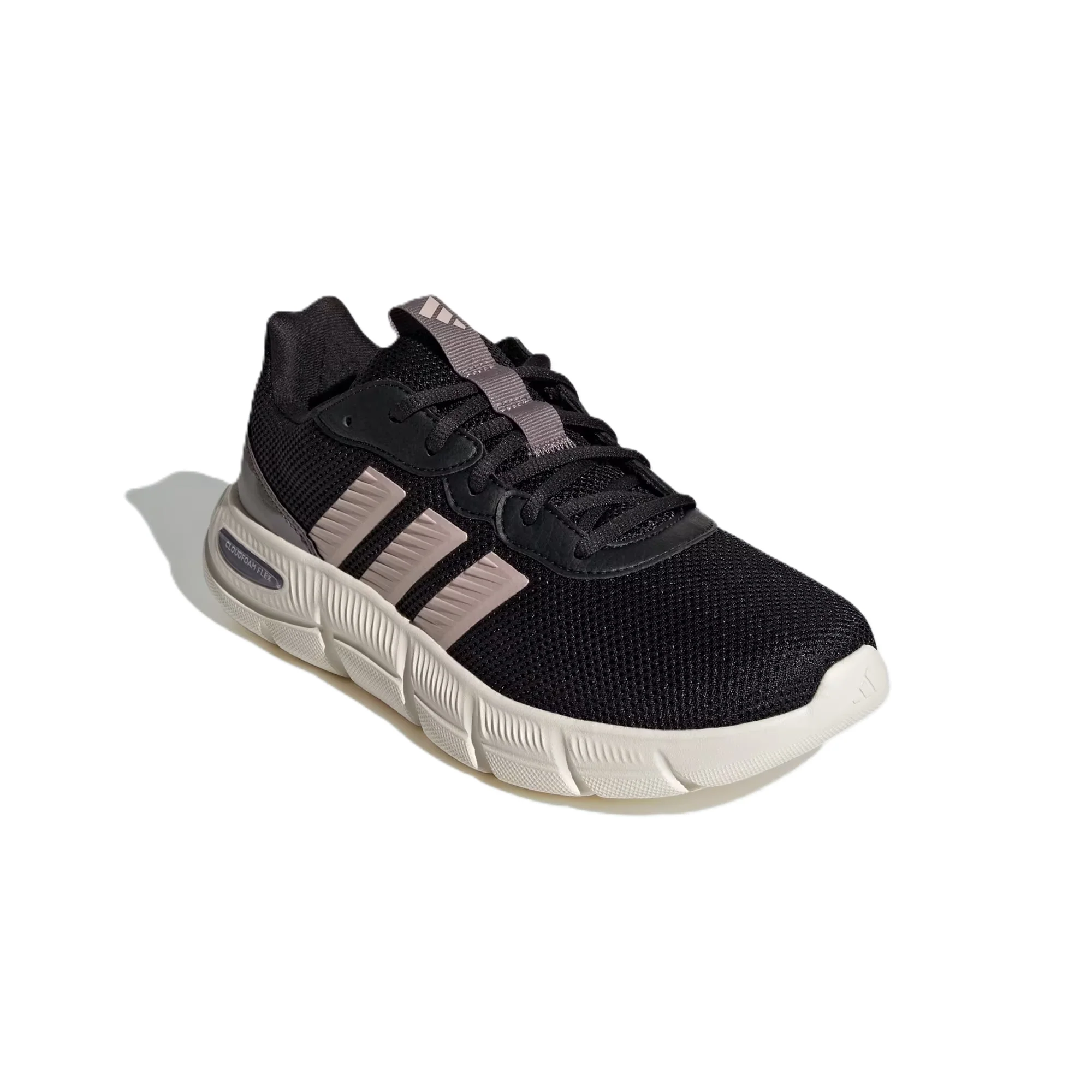 Adidas Cloudfoam Flex - Laces Running Shoes For Women, Black&Pink - Image 6