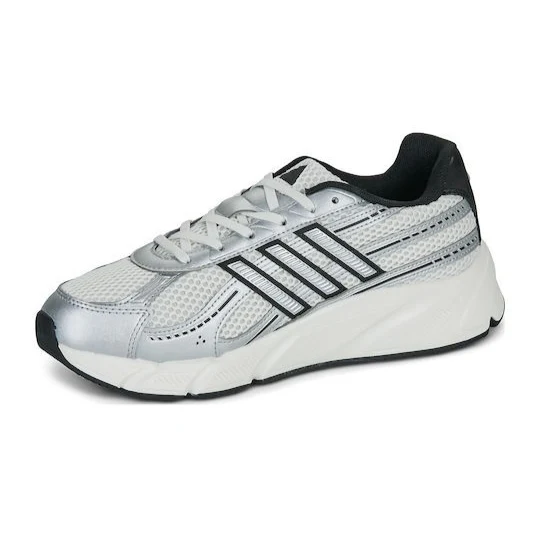 Adidas Technochaos 2000 Running Shoes For Women, White &Silver&Black - Image 3
