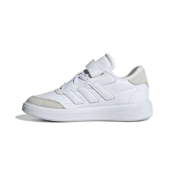 Adidas Courtblock El C Lifestyle Shoes For Boys, Cloud White - Image 2