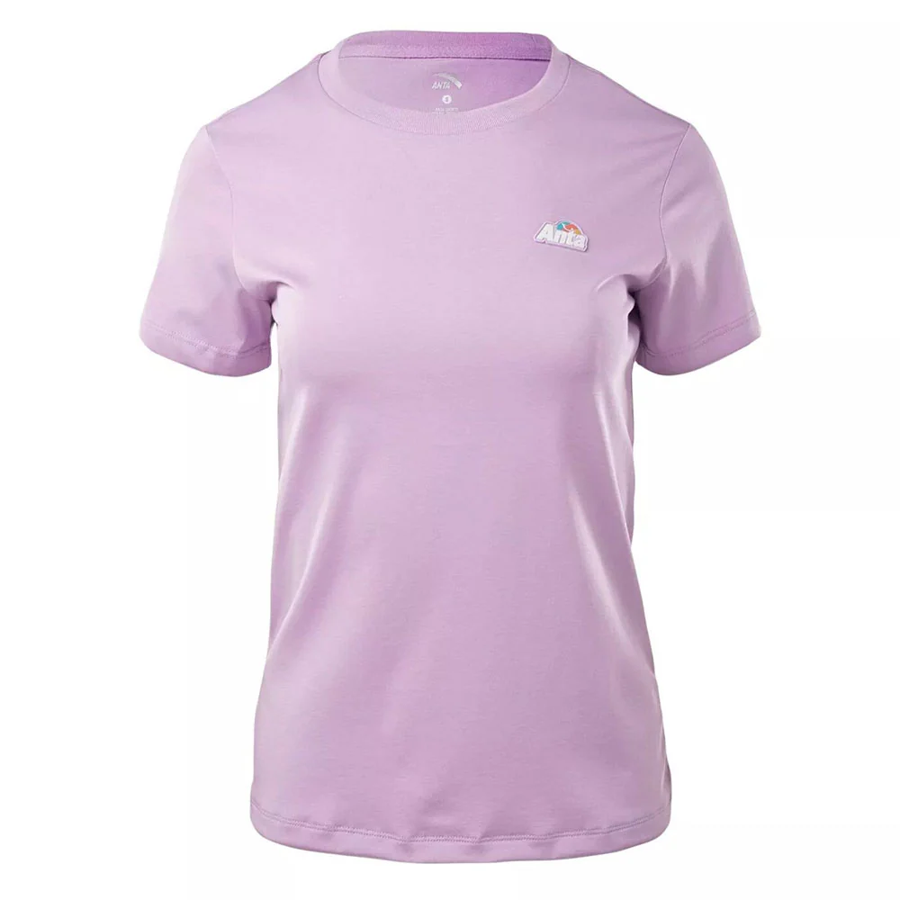 Anta Lifestyle T-Shirt For Women, Light Purple