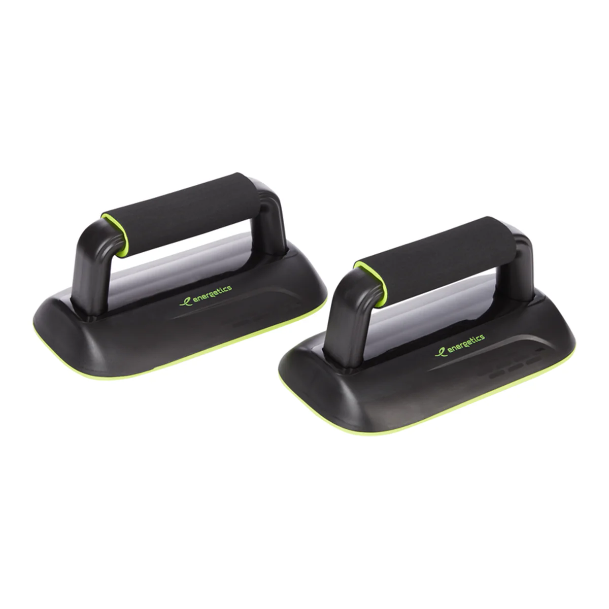 Energetics Fitness Push Up Stand For Unisex, Black & Yellow