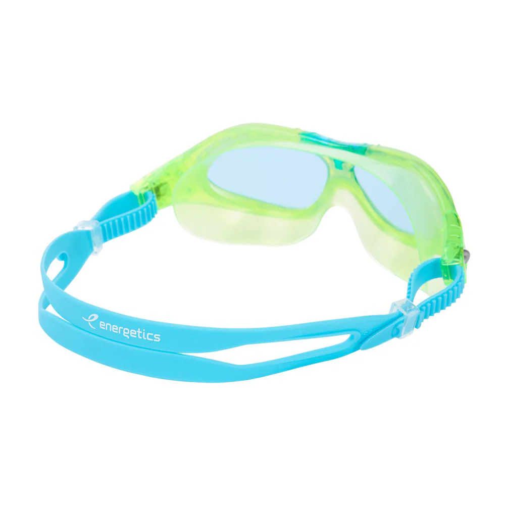 Energetics Swimming Goggles For Kids, Green & Blue - Image 2