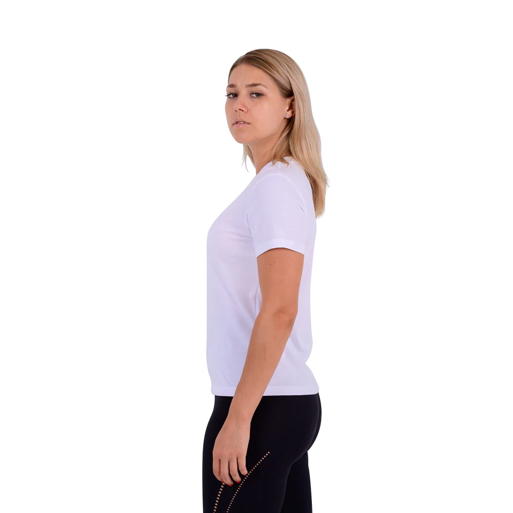 Anta Lifestyle T-Shirt For Women, Purple White - Image 3