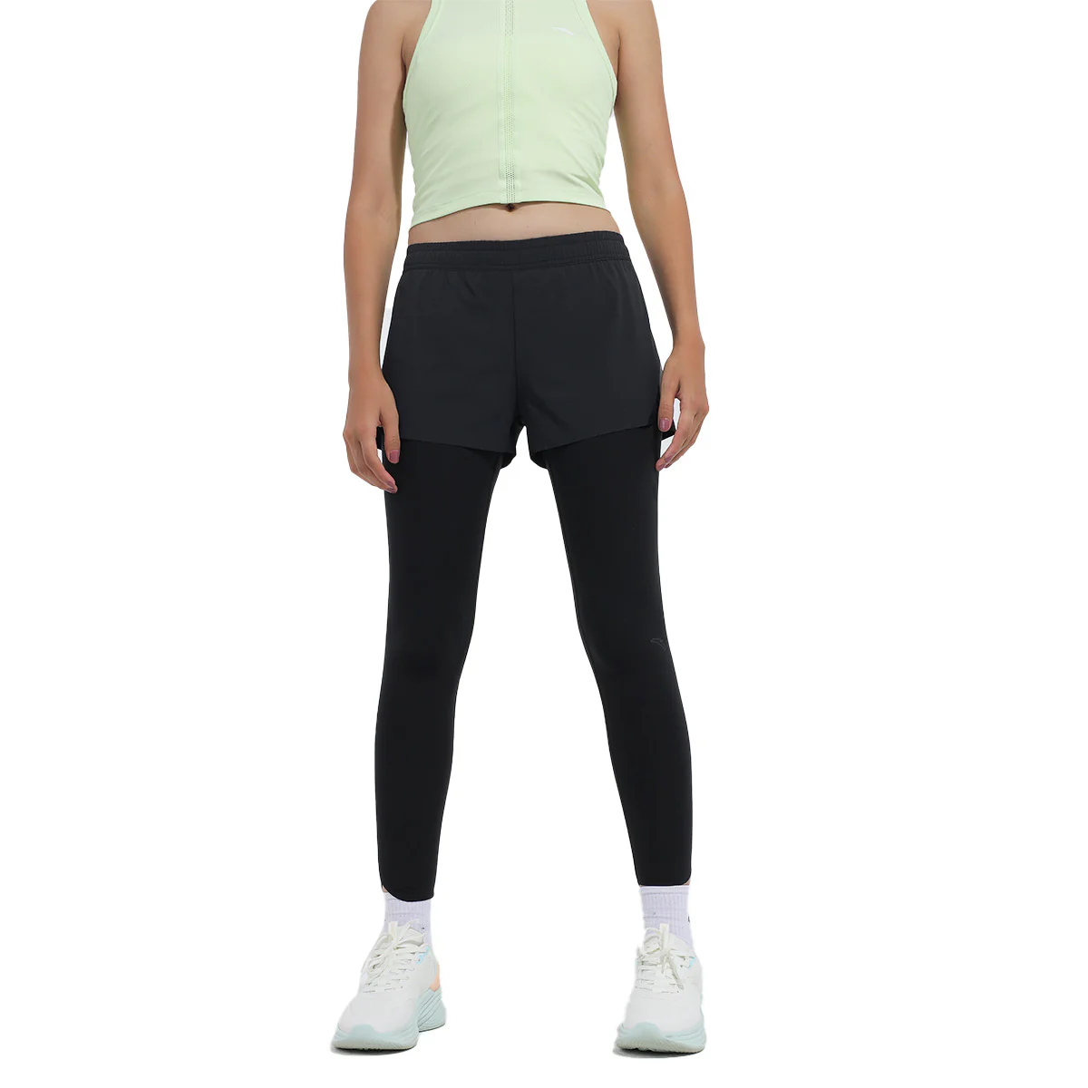 Anta Elastic Track Legging For Women, Black