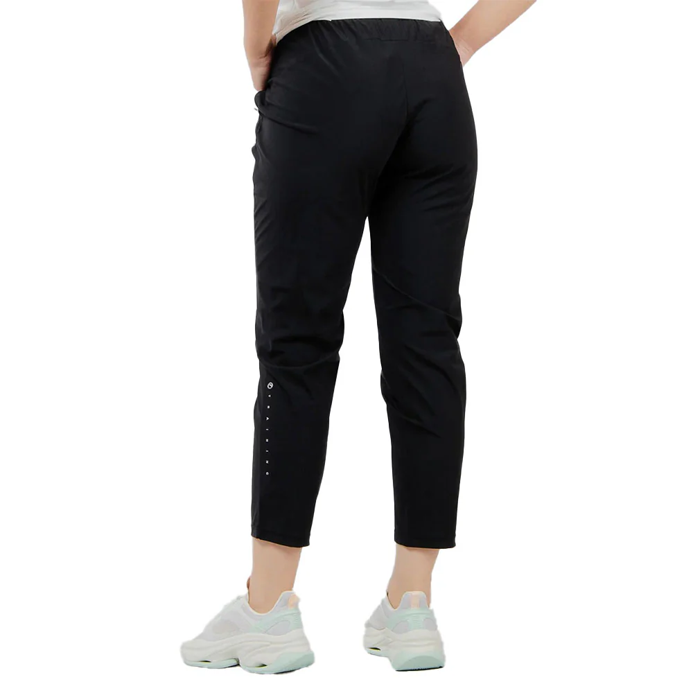 Anta Knit Ankle Pants For Women, Black - Image 3
