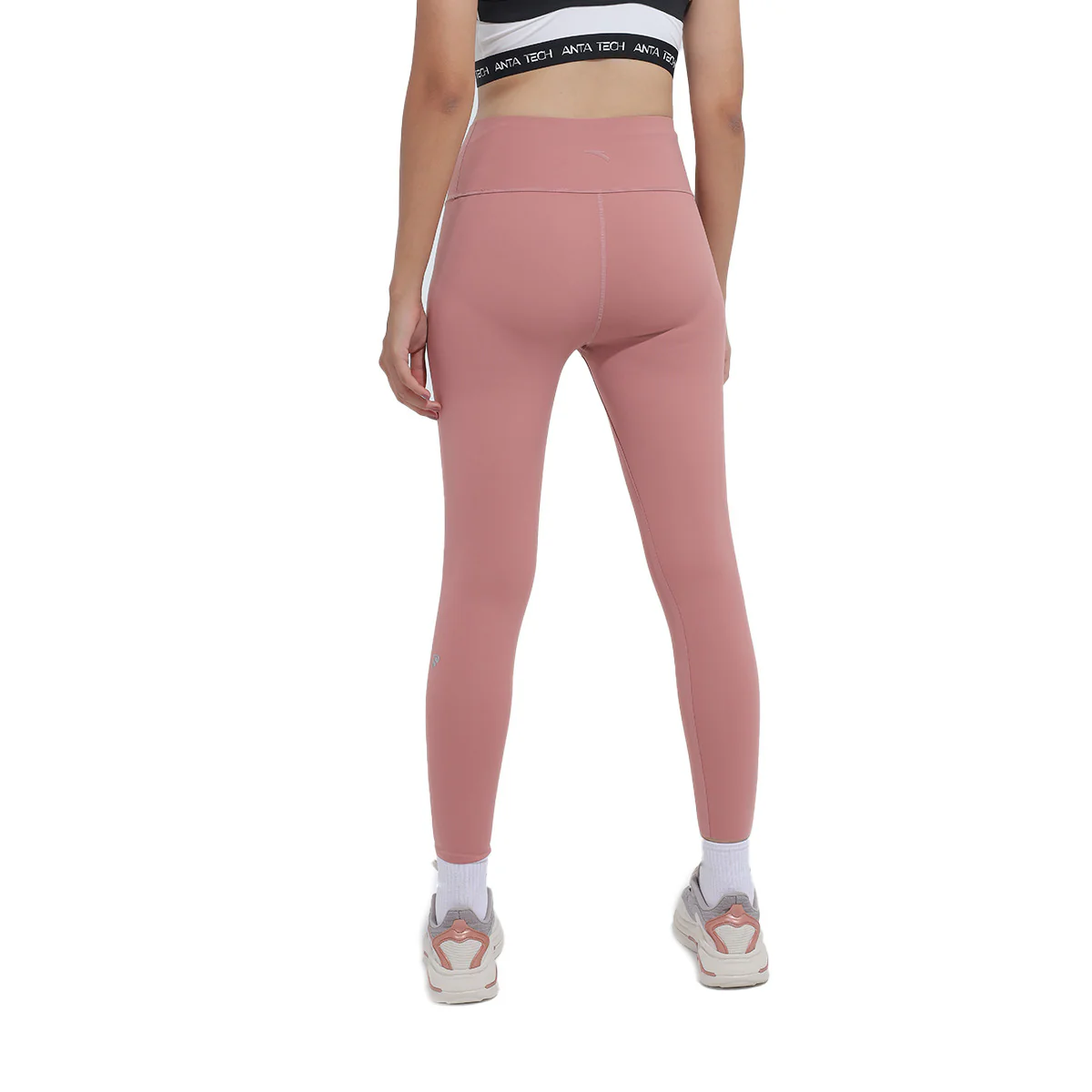Anta Tight Ankle Legging For Women, Pink - Image 4