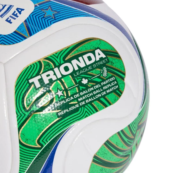 Adidas Wc Lge J350 Football For Junior, White&Blue&Red - Image 3