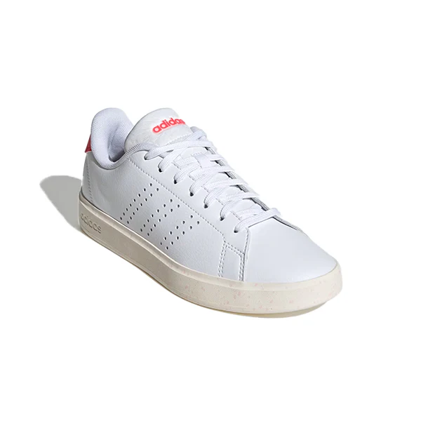 Adidas Advantage 2.0 Lifestyle Shoes For Women, Cloud White & Cloud White & Lucid Red - Image 5
