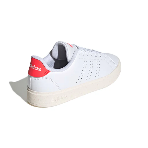 Adidas Advantage 2.0 Lifestyle Shoes For Women, Cloud White & Cloud White & Lucid Red - Image 6