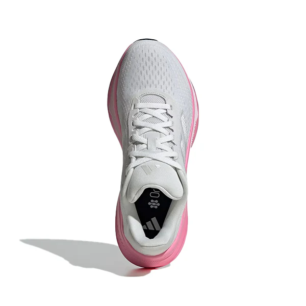 Adidas Response Super W Running Shoes For Women, Crystal White & Zero Metalic & Bliss Pink - Image 3