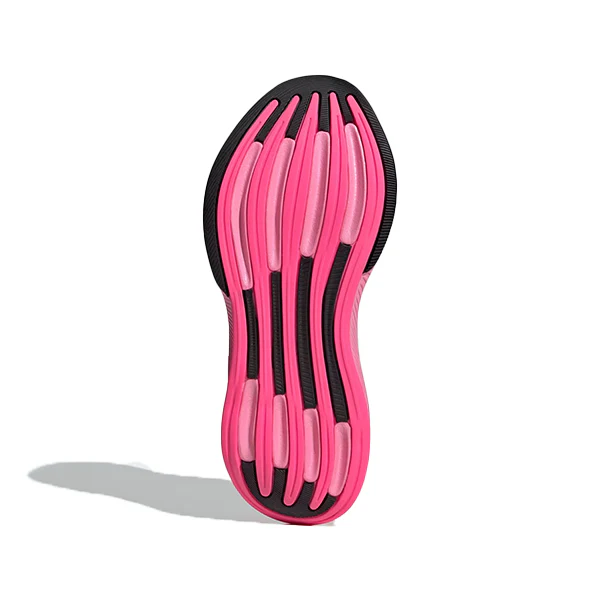 Adidas Response Super W Running Shoes For Women, Crystal White & Zero Metalic & Bliss Pink - Image 4