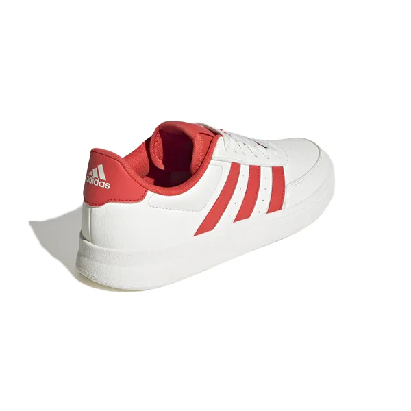 Adidas Breaknet 2.0 Lifestyle Shoes For Women, Core White & Bright Red & Lucid Pink - Image 6