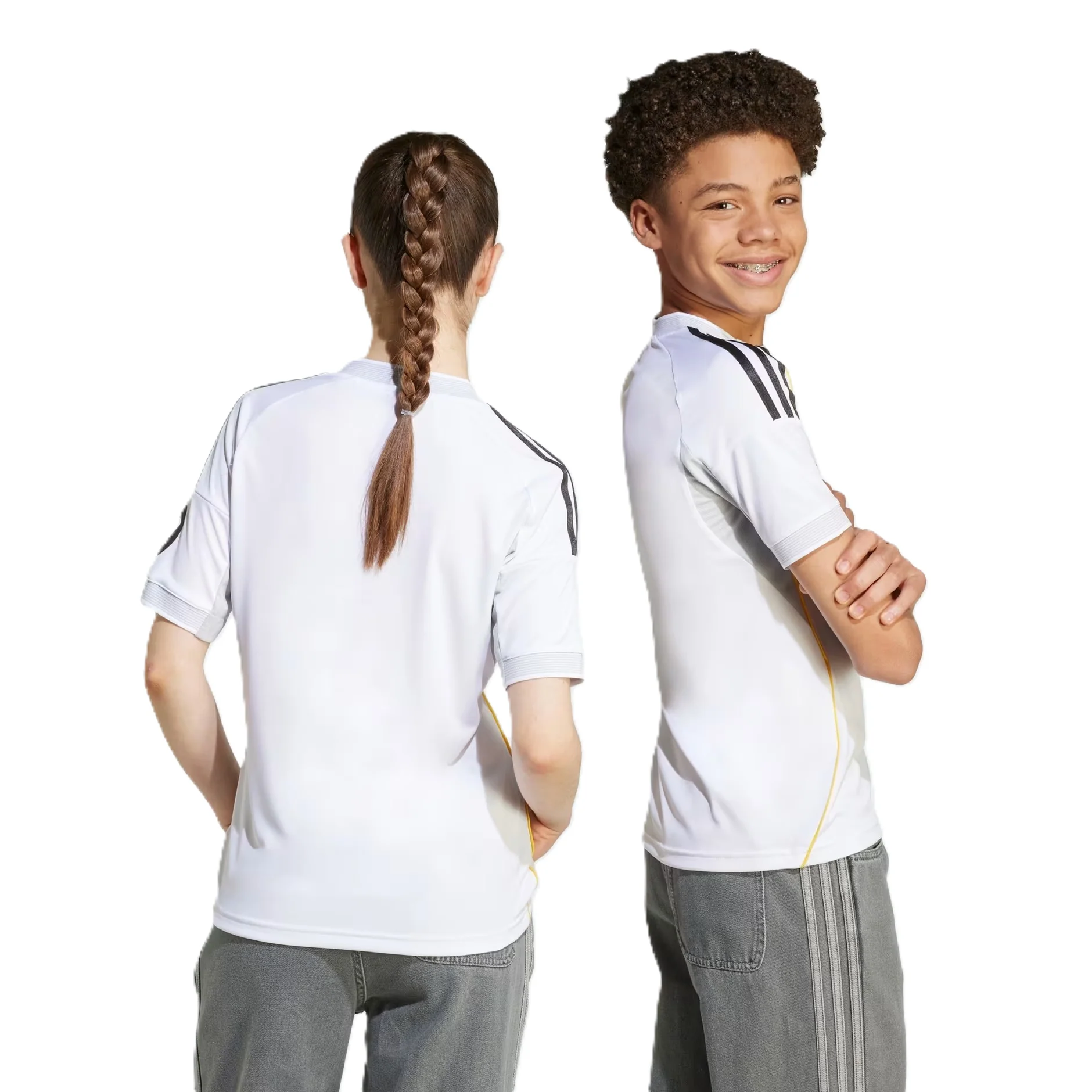 Adidas Real H Jsy Y Ss T-Shirt For Boys - Image 2