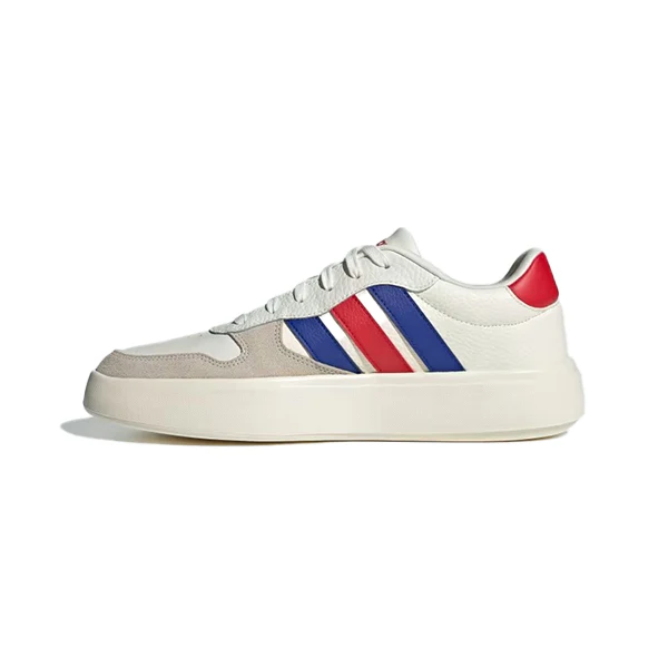Adidas Litecourt Lifestyle Shoes For Men, Off White & Semi Lucid Blue & Better Scarlet - Image 2