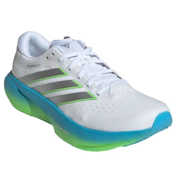 Adidas Supernova Rise 3 M Running Shoes For Men, White&Green - Image 2