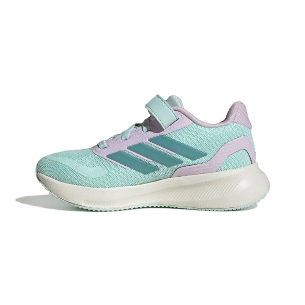 Adidas Runfalcon 5 El C Running Shoes For Boys, Mint Green&Lavander - Image 2